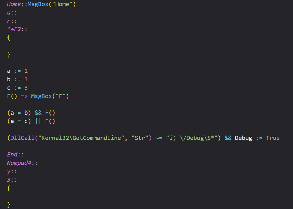 syntax highlighting issues · Issue #159 · thqby/vscode-autohotkey2-lsp ...