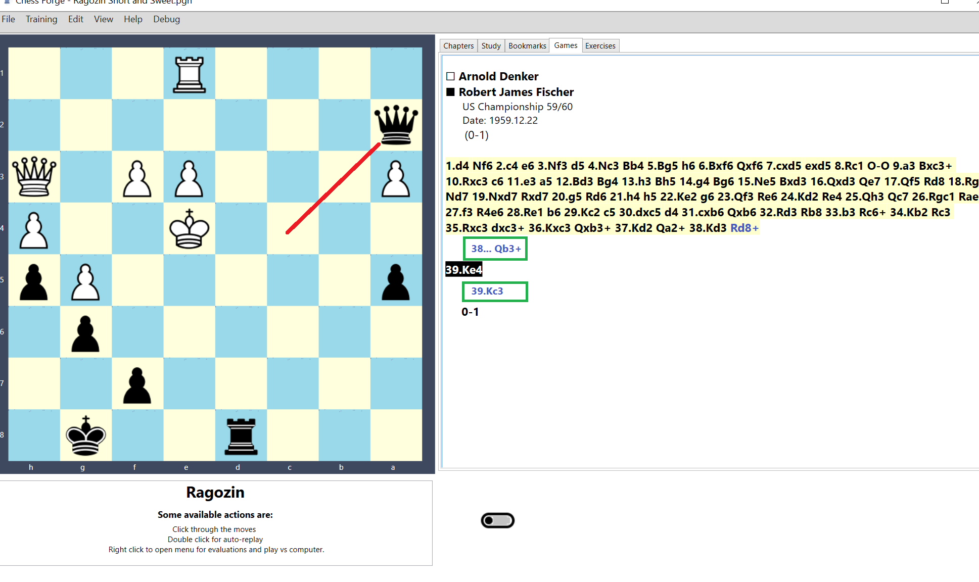 Cannot enter move in Games section · Issue #268 · czbar/ChessForge · GitHub
