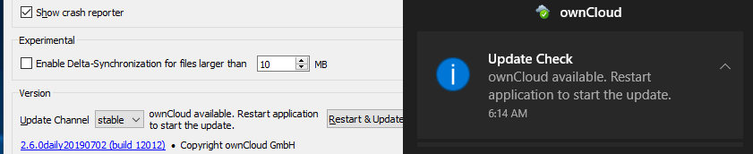 Available update notification should include version number · Issue ...