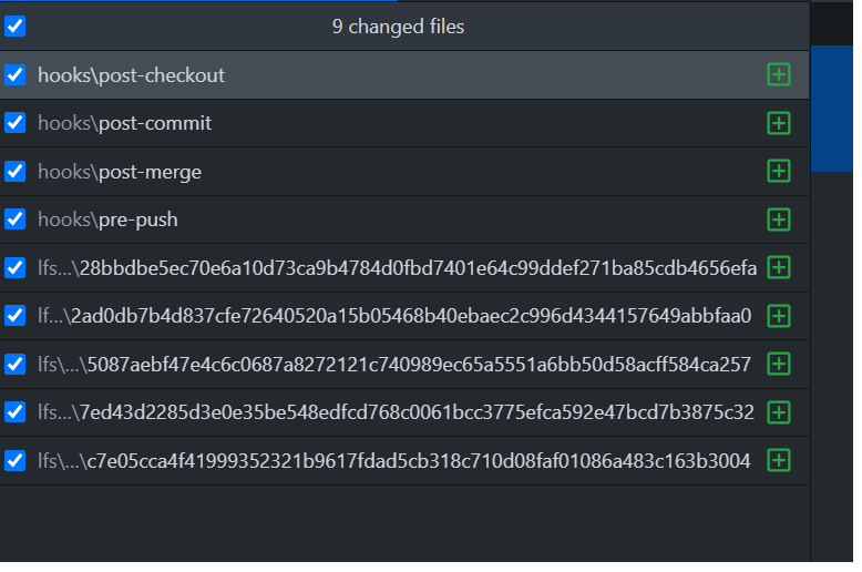 Hooks and lfs folder in root project directory · Issue 13342 · desktop
