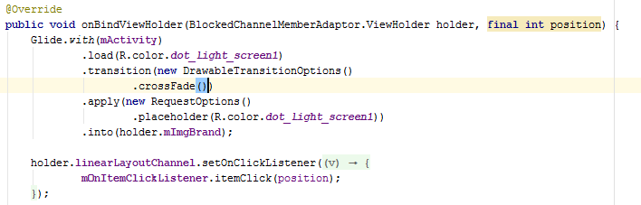 Cannot resolve method crossFade() · Issue #2837 · bumptech/glide · GitHub