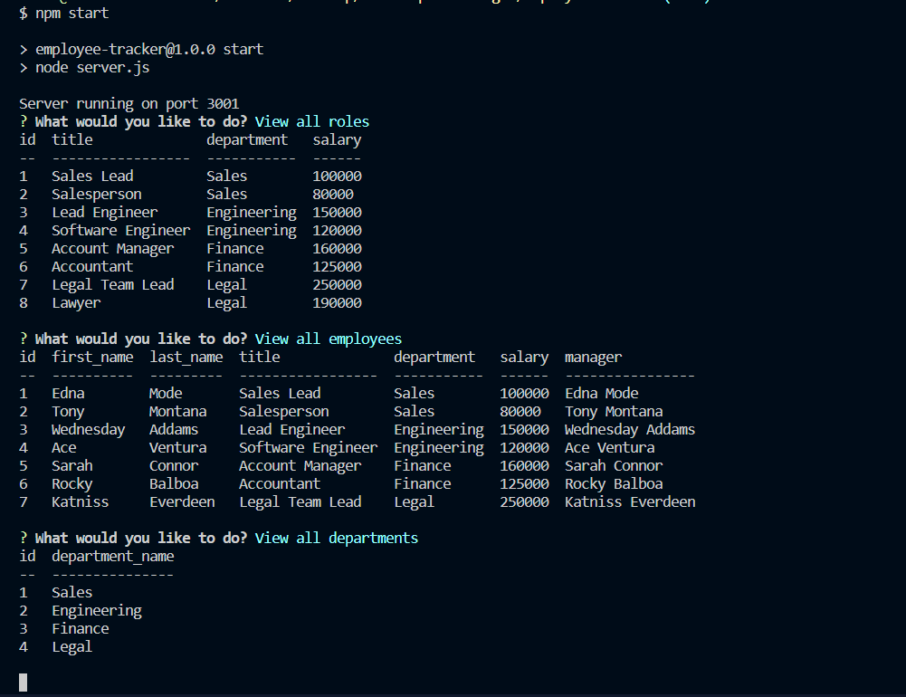 GitHub - Marianellag1/Employee-Tracker