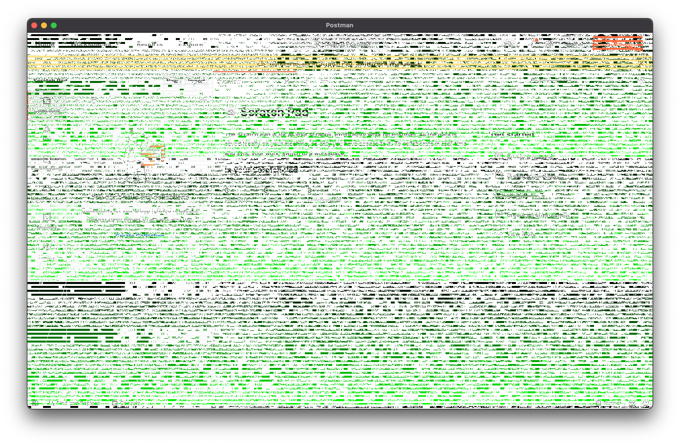 Strange rendering issue on OSX Big Sur · Issue #9927 · postmanlabs ...