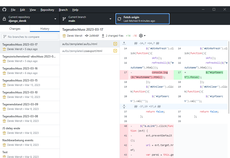 Don't get current data · Issue #16358 · desktop/desktop · GitHub