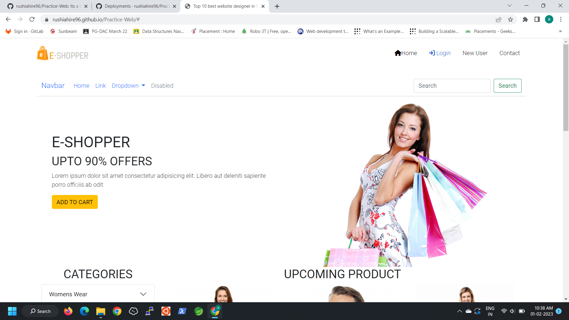 GitHub - rushiahire96/Practice-Web: Its a simple html page of ecommerce ...