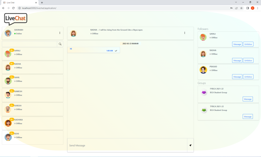 GitHub - SAURABH1137/Livechat