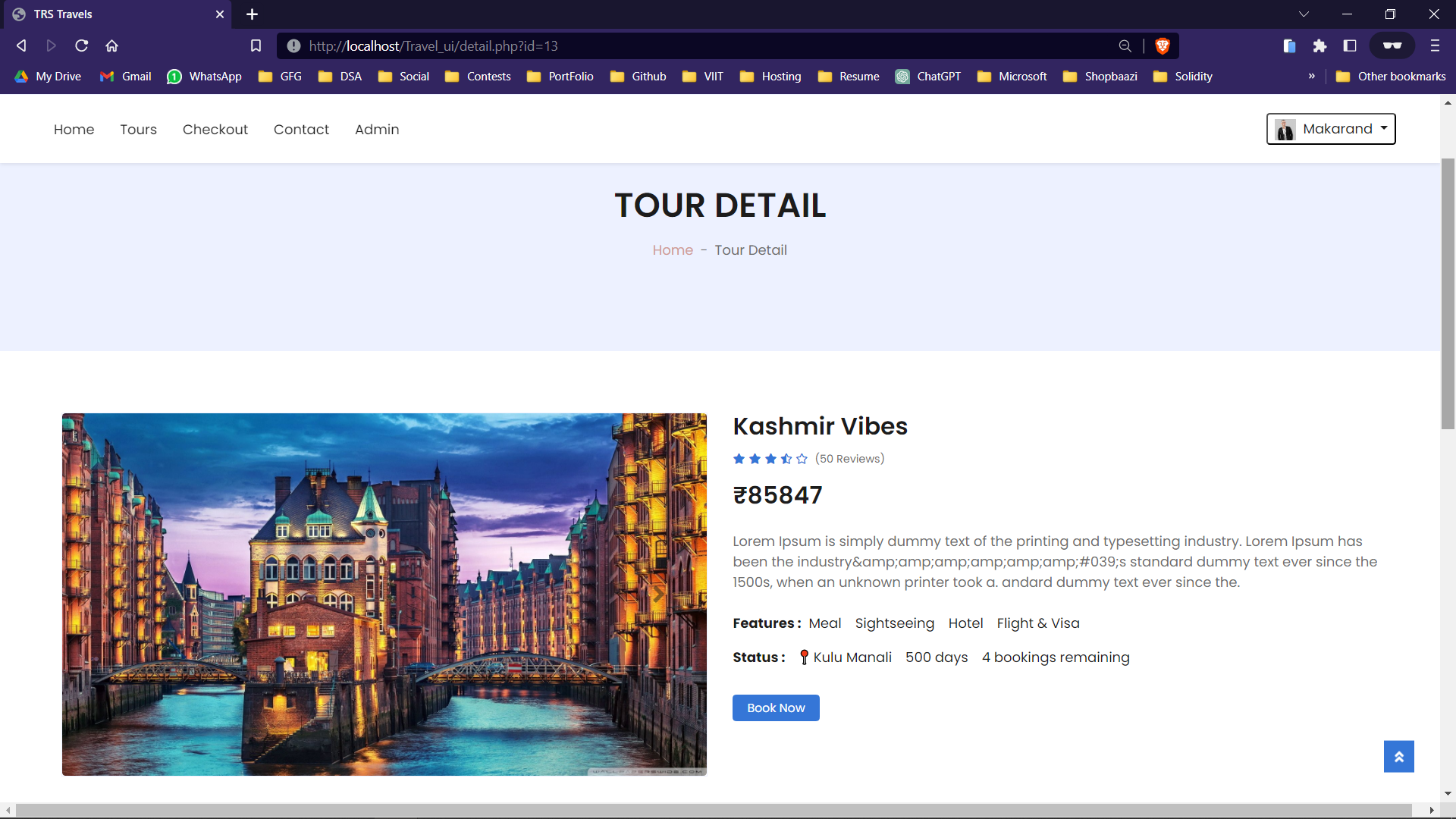 GitHub - 20mahi/Travel-Management-system