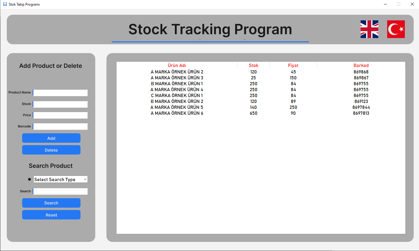 GitHub - flaris2k/stockTrackingSystem: Example Stock Tracking System ...