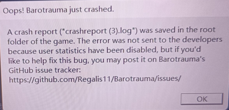 The game crashes as soon as it enters (DXGI_ERROR_DEVICE_REMOVED ...