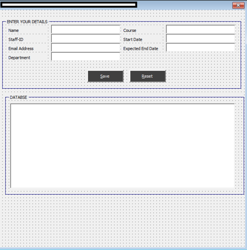 GitHub - M-ImranIsmael/Training-Database: VBA form for Training Database