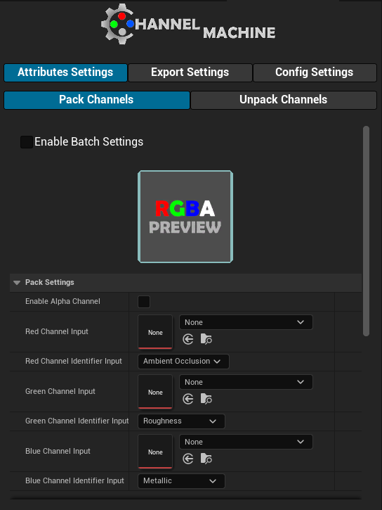 GitHub - Kranox21/ChannelMachine: Texture packing and unpacking tool ...