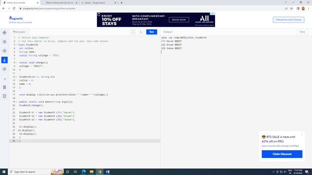 GitHub - sselva11/java-programs: snapshots for program output