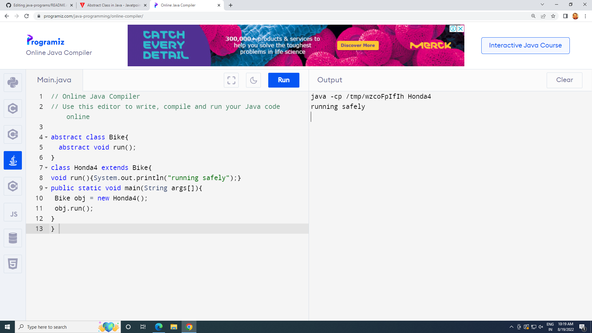GitHub - sselva11/java-programs: snapshots for program output