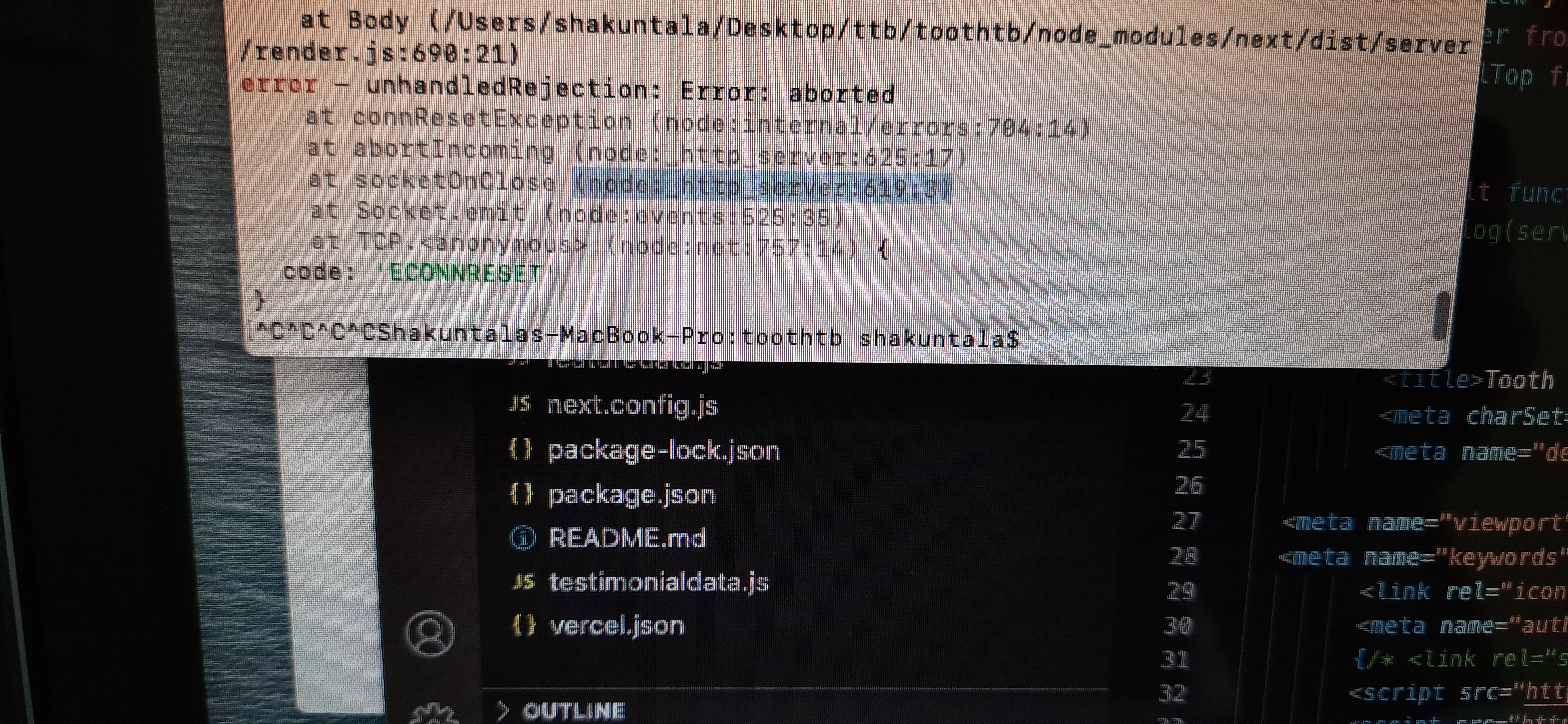 Nextjs error api/mail ERR: ABORTED 404 · vercel next.js · Discussion ...