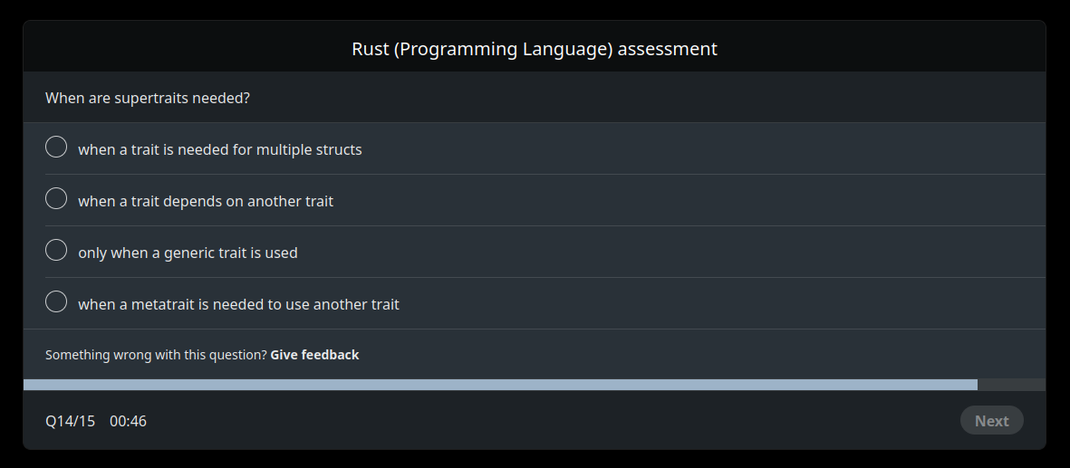 Rust Related Questions Missing Rust questions · Issue #4240 · Ebazhanov/linkedin-skill ...