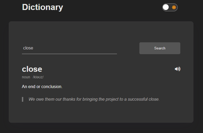 GitHub - devjoselima/dictionary-app