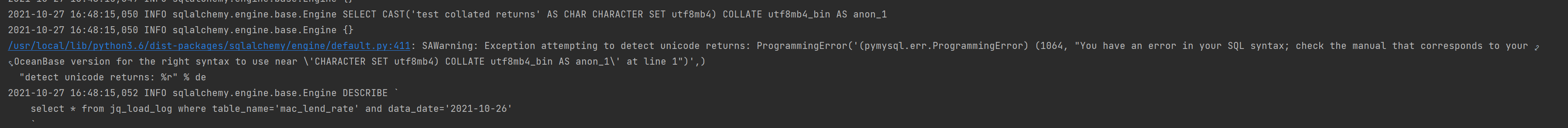 【兼容性】执行同一段语句，mysql中可以执行，ob报错 · Issue #435 · oceanbase/oceanbase · GitHub