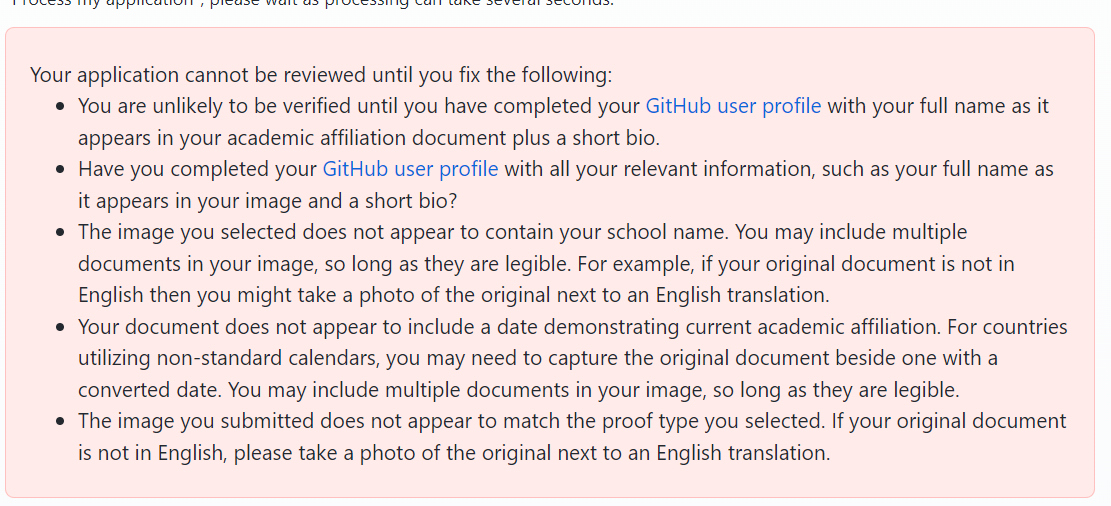 Unable to REVerify as a Student · community · Discussion #53827 · GitHub