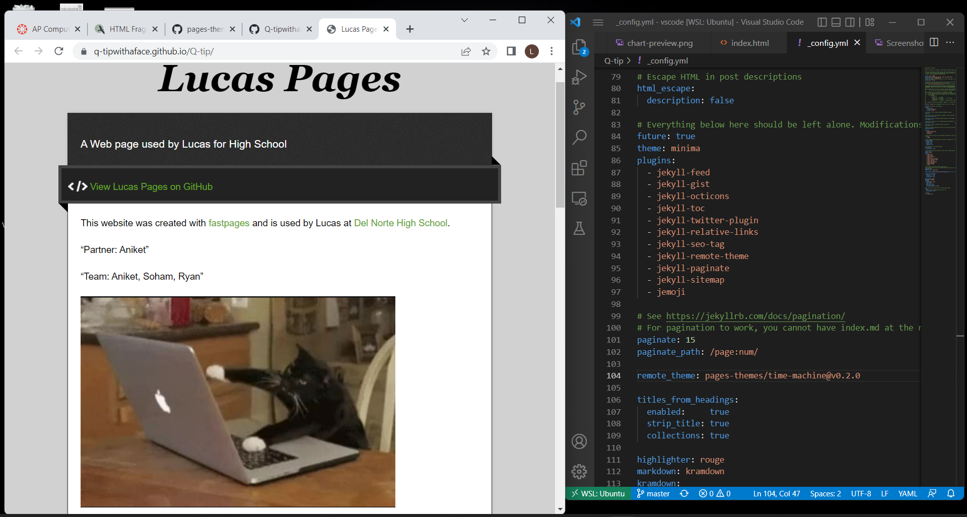 Screenshot of remote theme for Fastpage