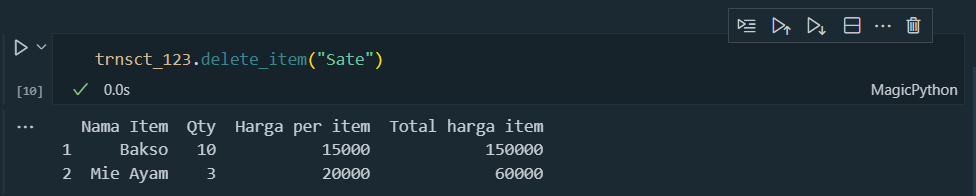 hapus satu