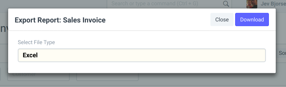 Ability to set the export file format for exporting reports. · Issue ...