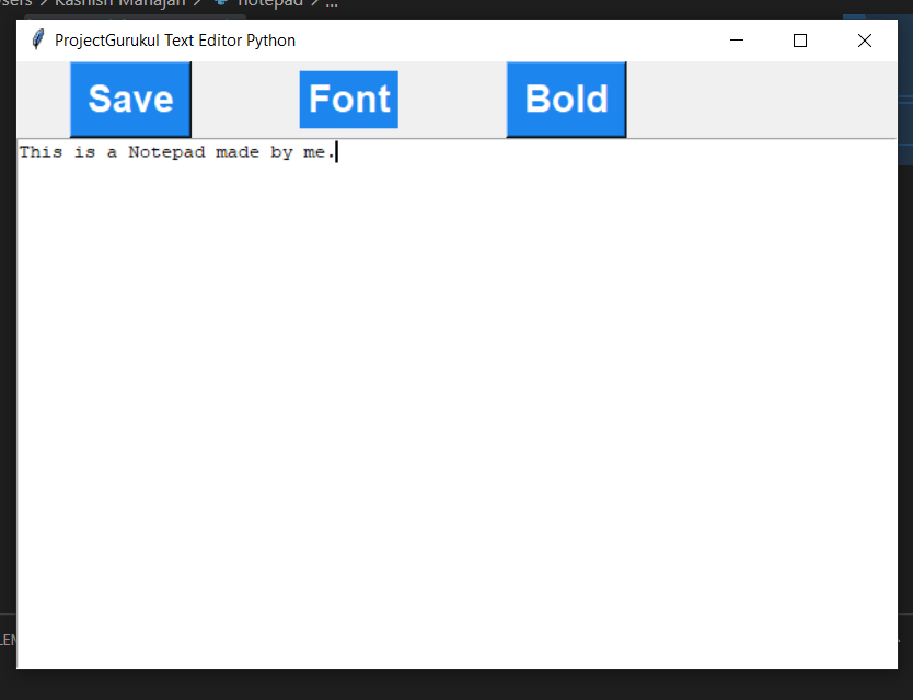 GitHub - KashishM25/make-your-own-notepd: simple notepad using python