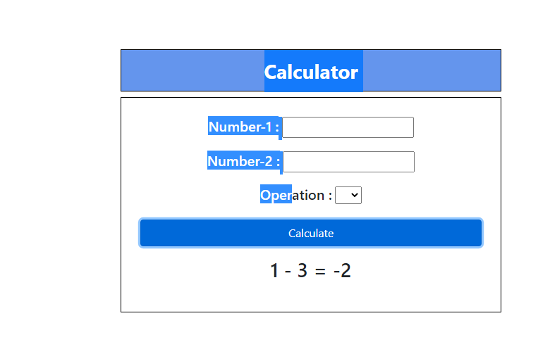 JS - HTML DOM Events & DOM Interaction - Basic Online Calculator ...
