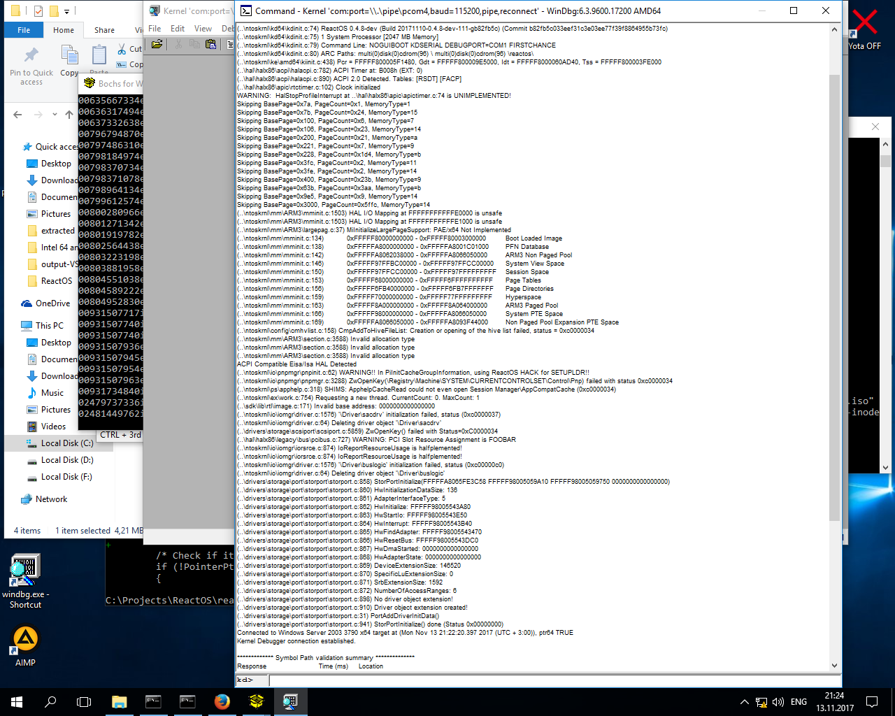 X64 boot fixes by Barracuda72 · Pull Request 115 · reactos/reactos · GitHub