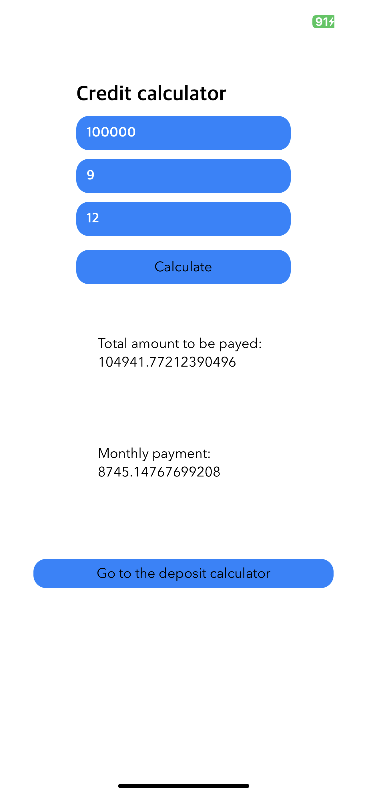 GitHub - OttoDzh/CreditCalculator: Credit and deposit calculator