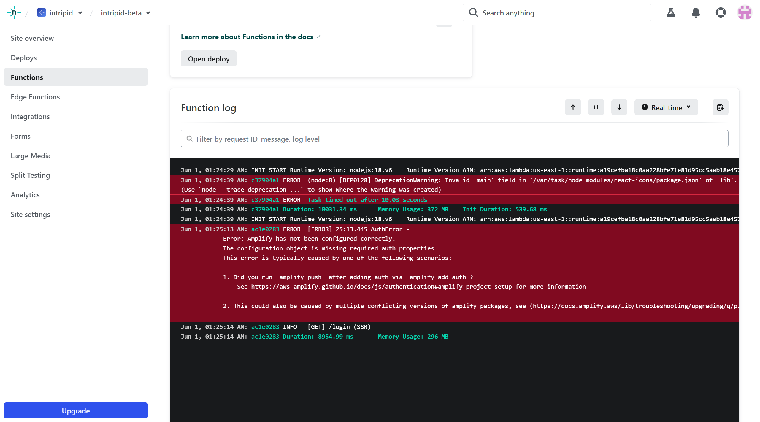 Error Amplify has not been configured correctly. · Issue 11012 · aws