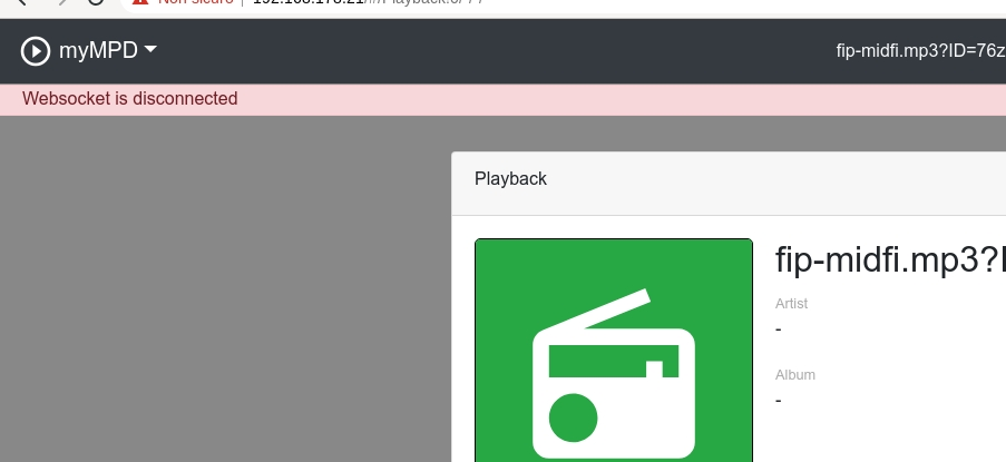 MPD disconnect · Issue #268 · jcorporation/myMPD · GitHub