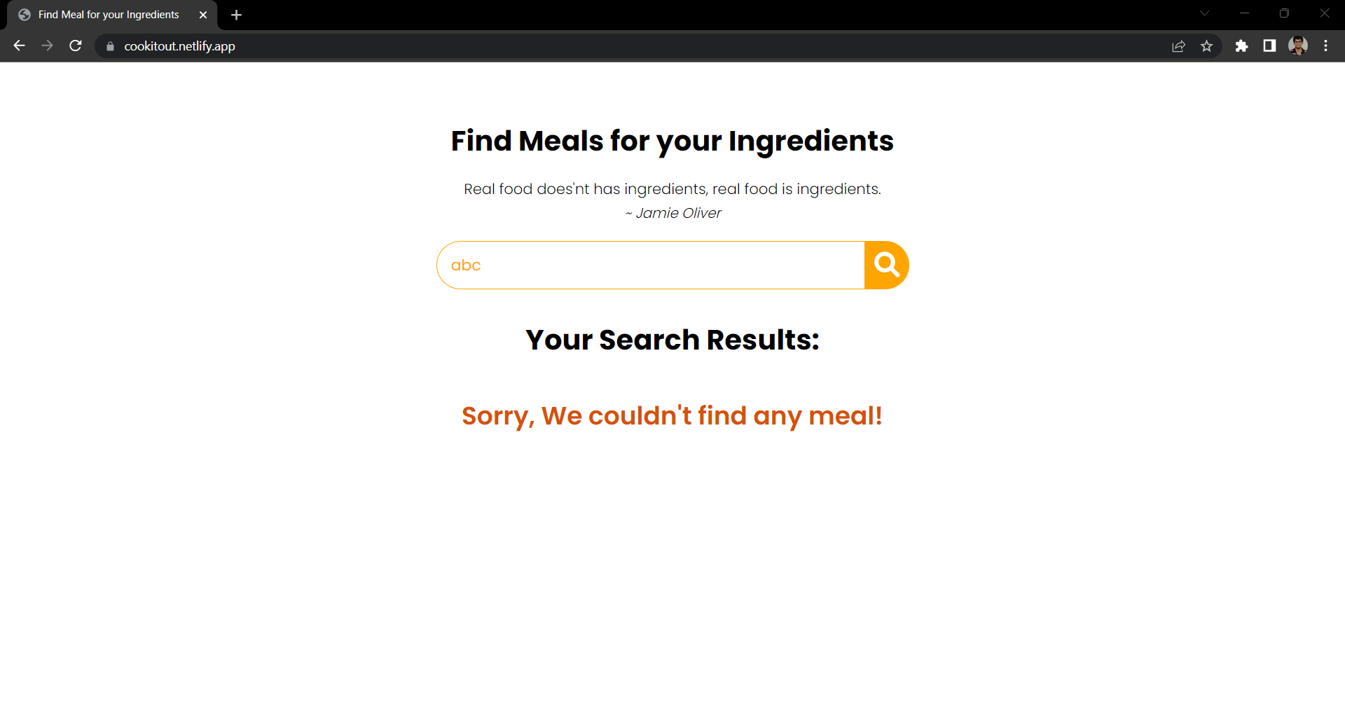 GitHub - harver2001/Recipe-App: Use of API. Fetches recipe details and ...