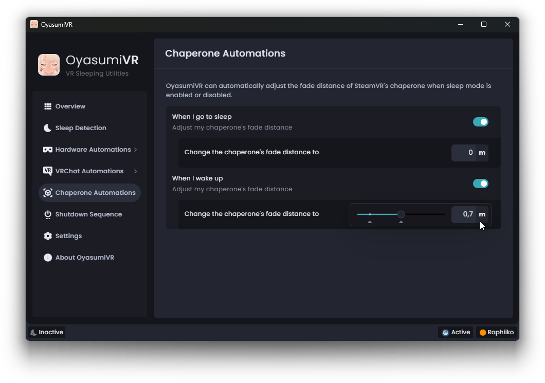 GitHub - Raphiiko/OyasumiVR: 🥽 VR Sleeping Utilities