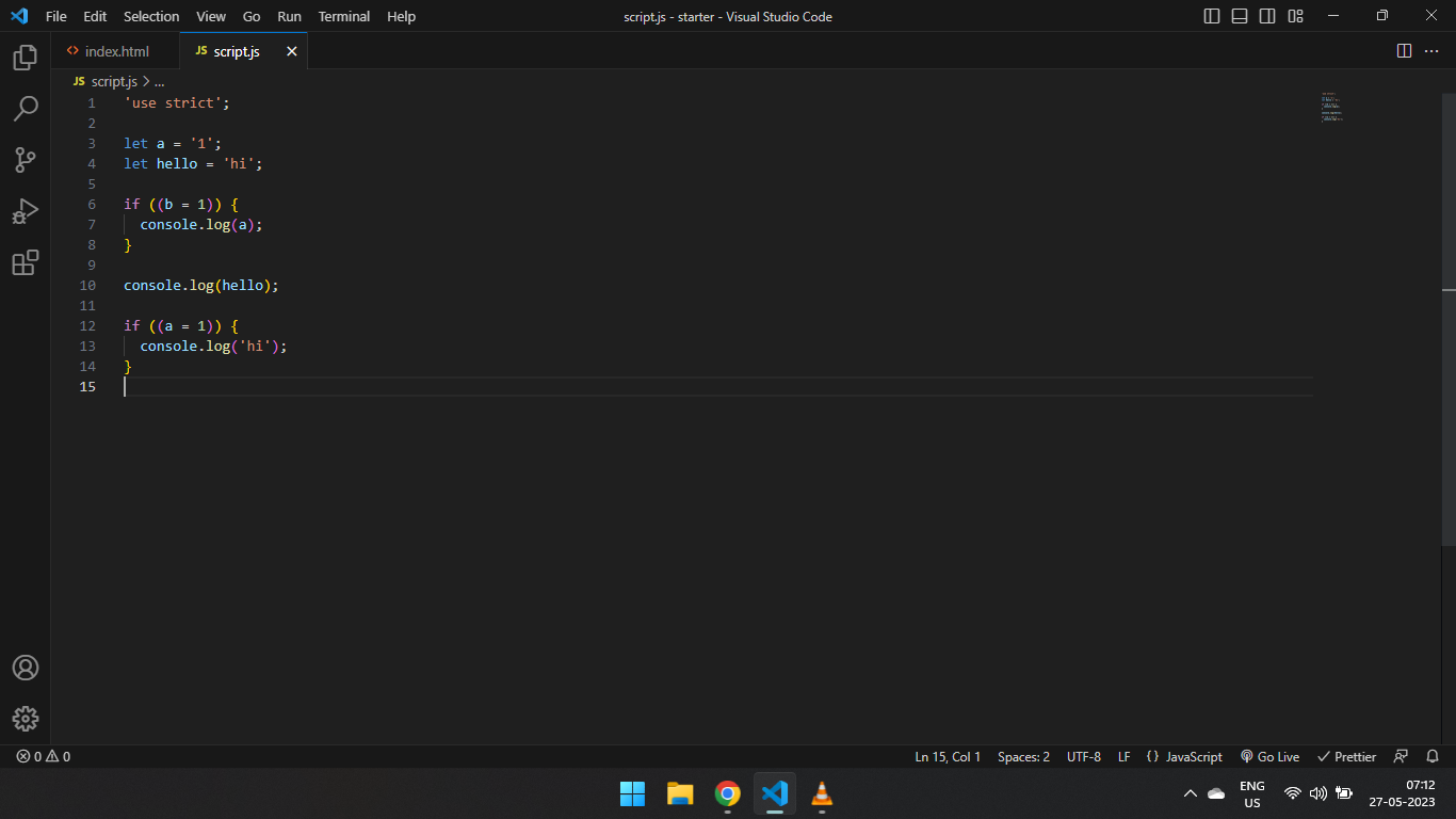 Prettier is adding extra parentheses around a condition assignment