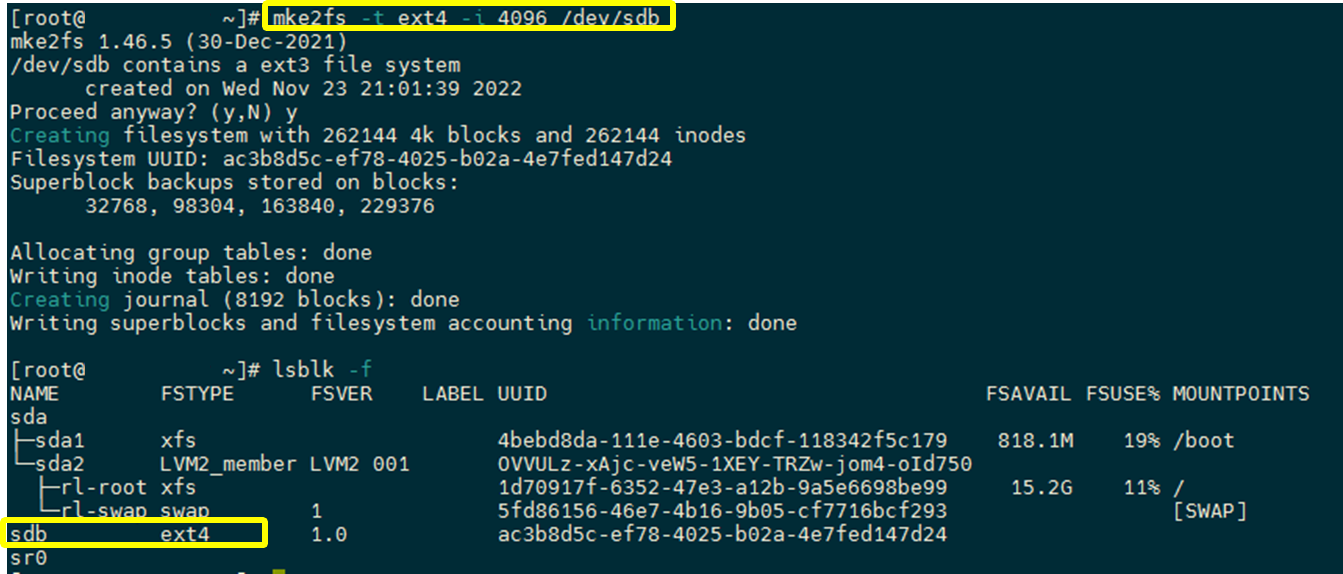 mke2fs -i Inode+size image