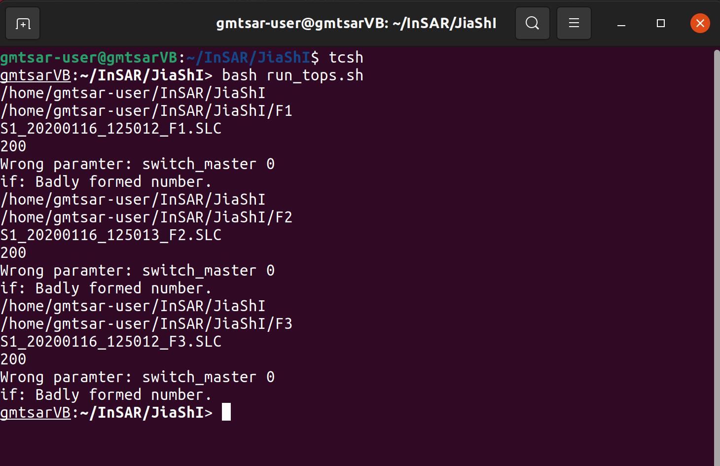 [Bug]: Wrong paramter: switch_master 0 if: Badly formed number. · Issue ...