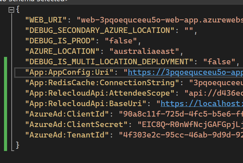 Getting Auth errors when trying to debug locally in Visual Studio ...