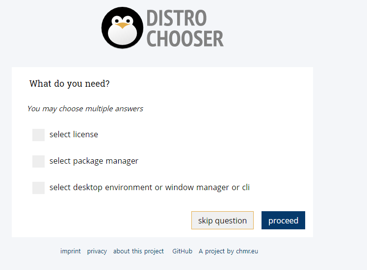 [Suggestion] choose the linux distro by license · Issue #202 ...