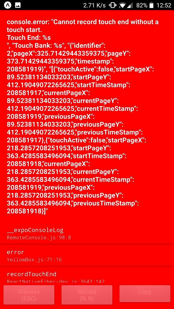 Using Three Fingers on Expo App causes to throw console.error · Issue ...