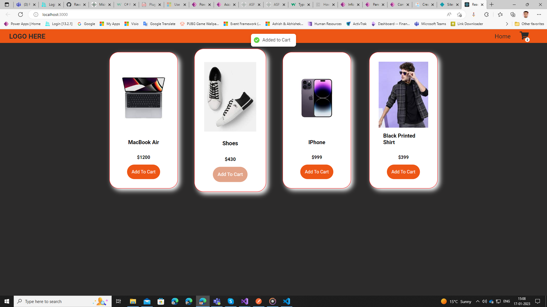 Github Ravan096 Cart Handler