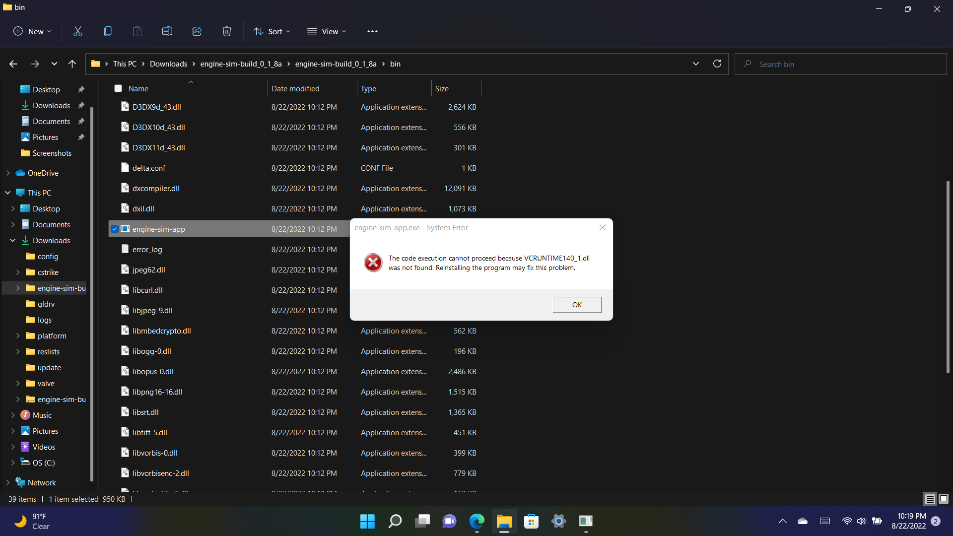 App Doesn't Start · Issue #150 · ange-yaghi/engine-sim · GitHub