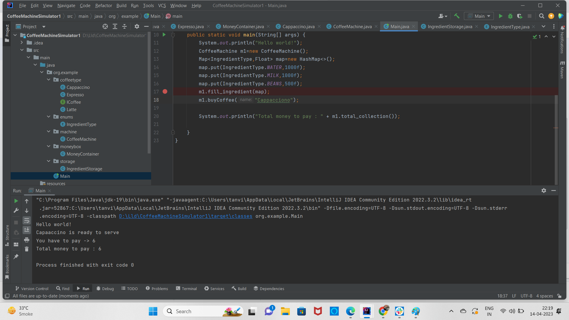 GitHub - Tanvirpirjada/Coffee_Machine_Simulator: Coffee_Machine ...