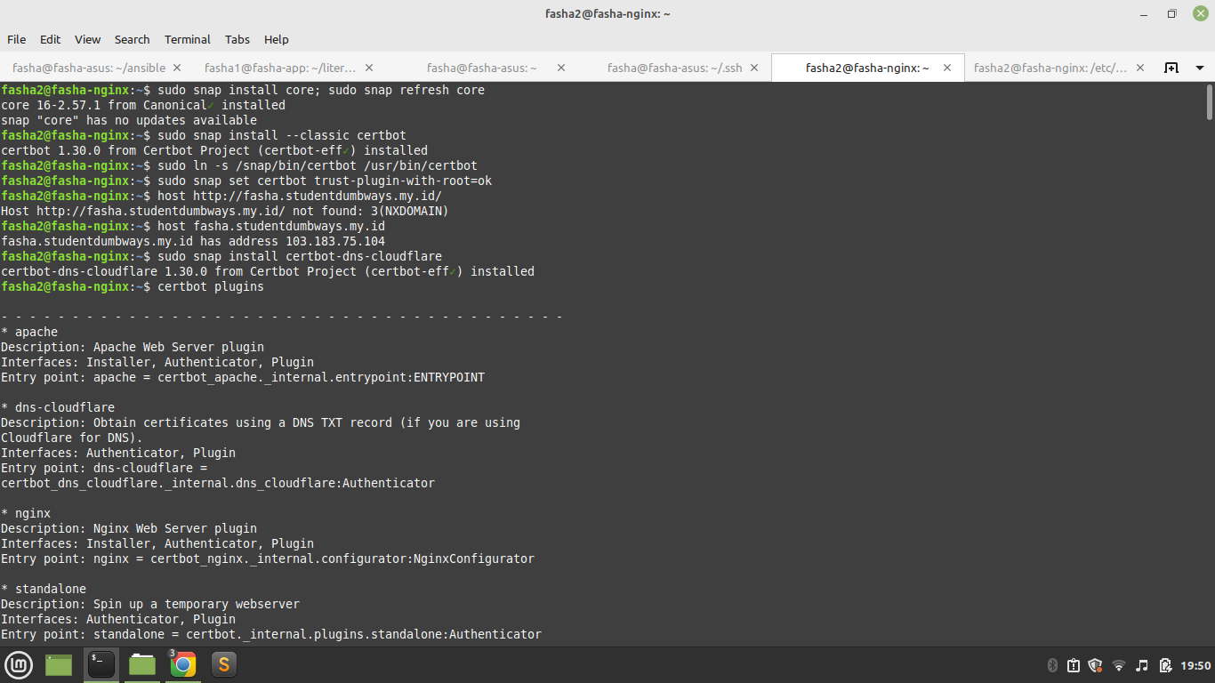 Certbot authenticator. Certbot authenticator