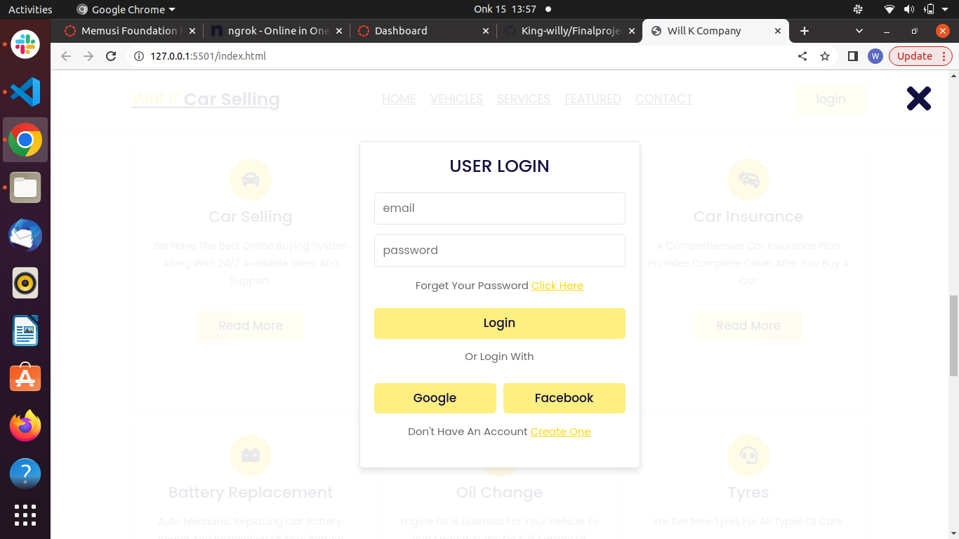 Github king willy finalproject car selling web application
