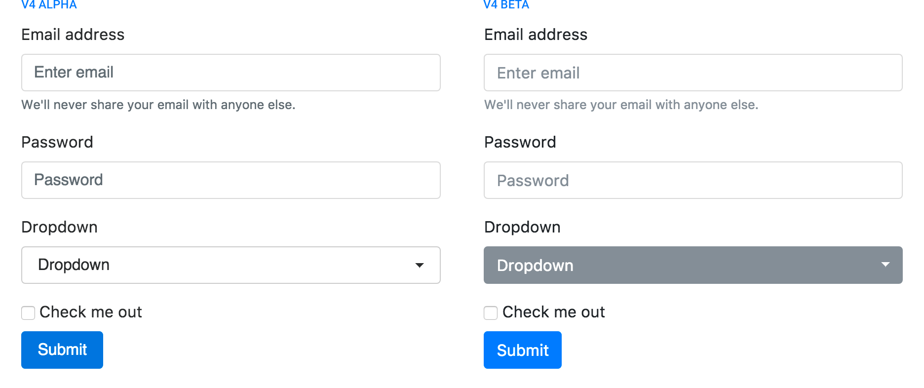 dropdowns