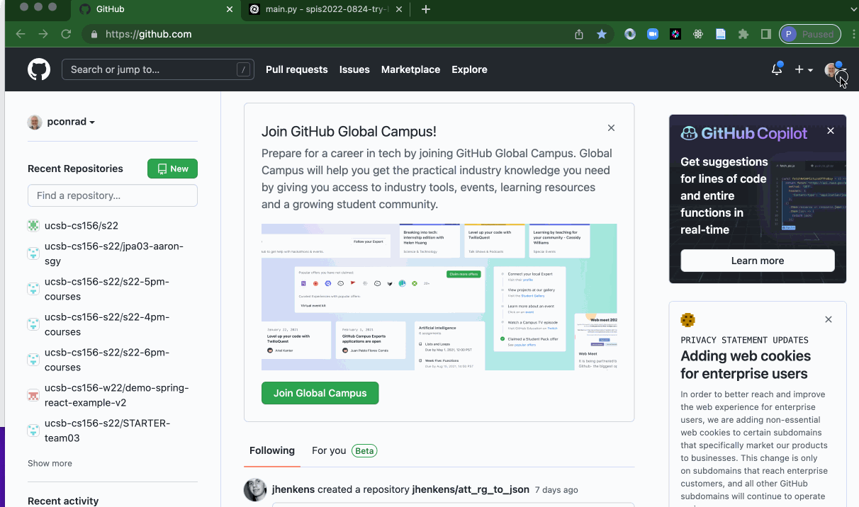 spis-github-client-id-secret