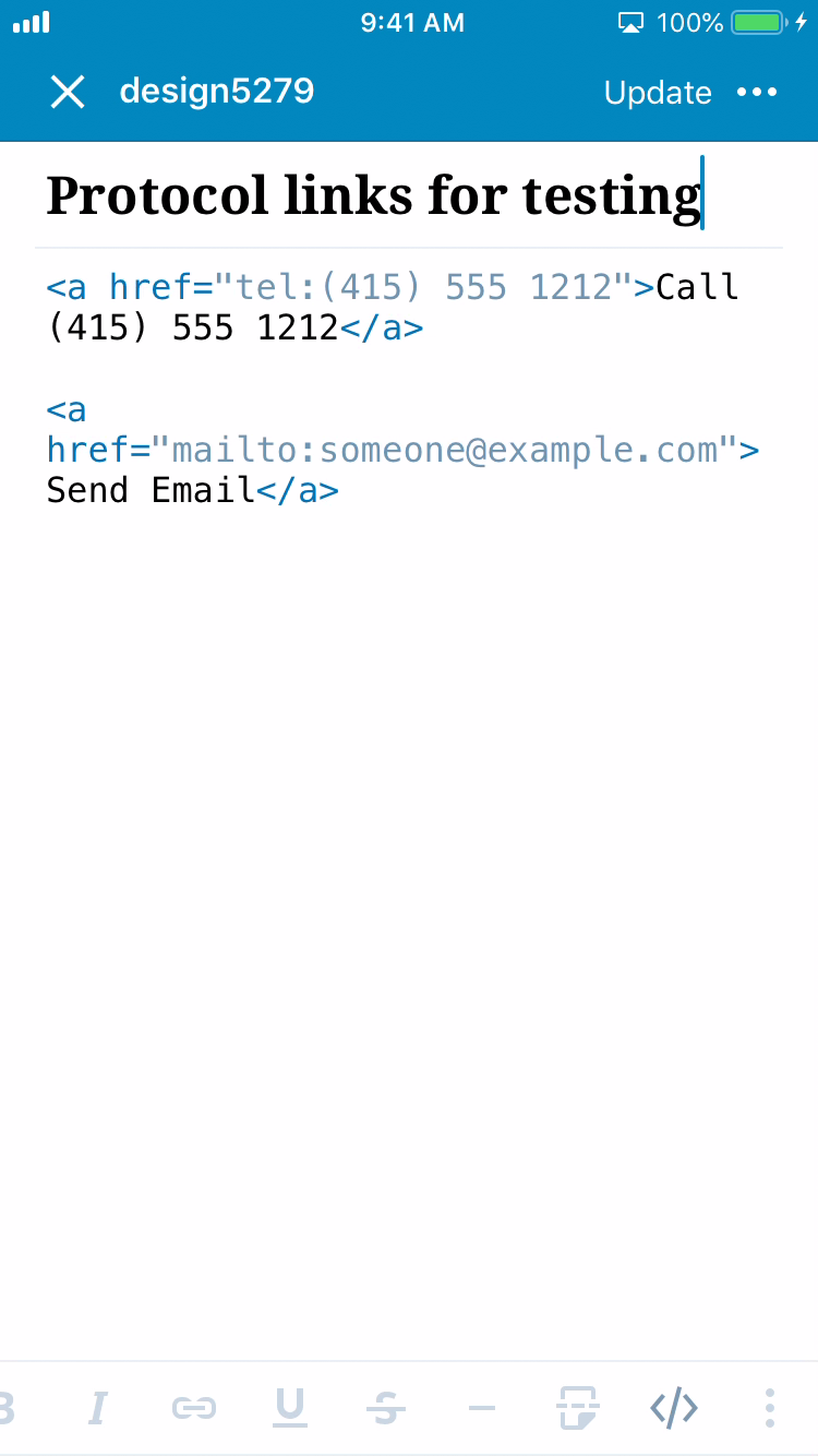 protocol-links-sample-content
