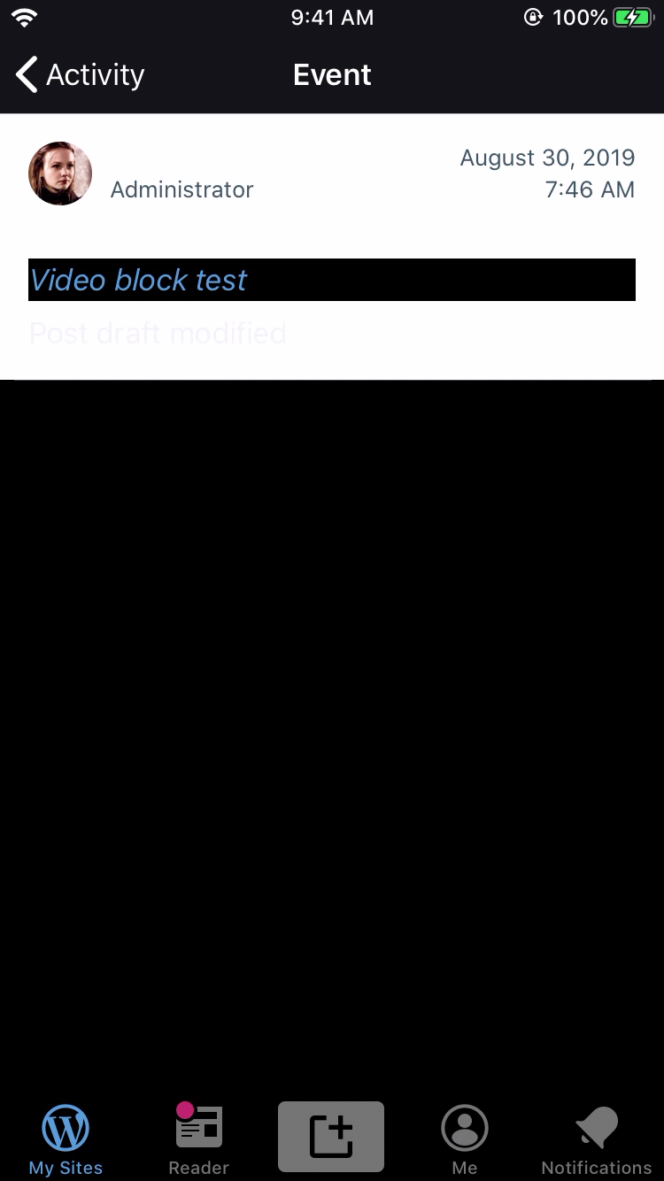 wpios-13 2-beta-dark-mode-individual-activity-screen-still-light