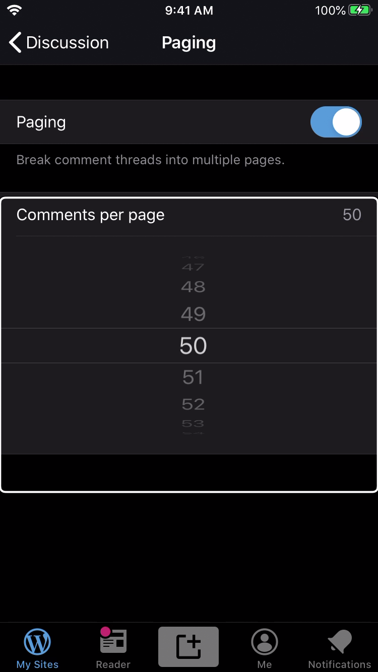 comments-per-page-picker