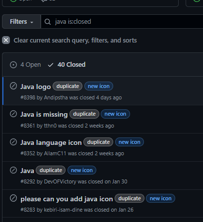Java Icon · Issue #8403 · simple-icons/simple-icons · GitHub